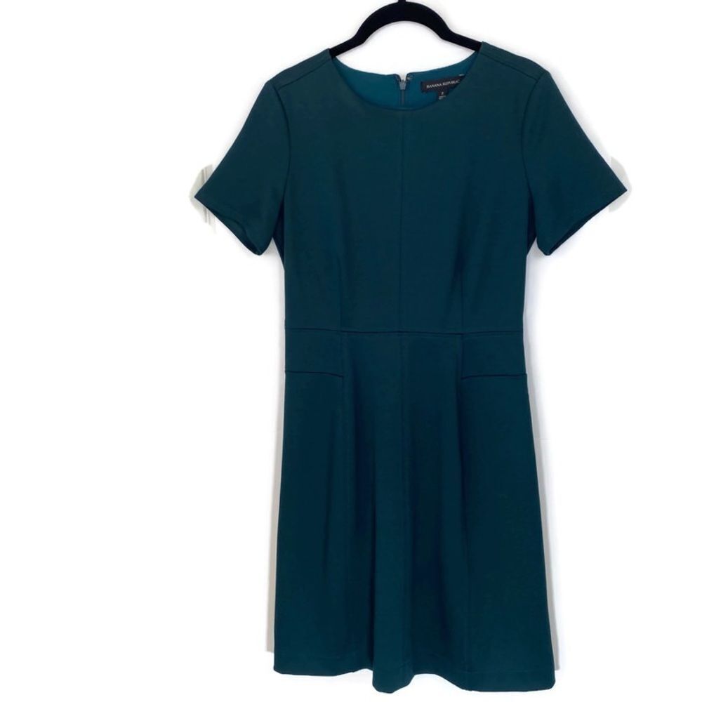 Banana Republic A-Line Dress Green Size 2